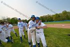 Baseball vs Babson  Wheaton College Baseball players celebrate their victory over Babson to win the NEWMAC Championship for the third year in a row. - (Photo by Keith Nordstrom) : Wheaton, baseball, NEWMAC